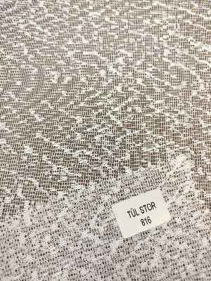 Çifli Sistem Tül Ve Stor Perde Bdz ( 816 )- Beyaz