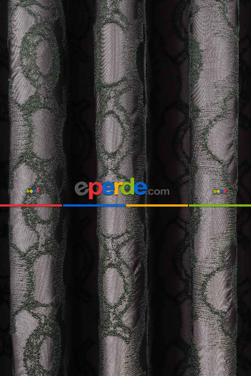 Yatak Odası Fon Perde - S Pile Dökümlü Jakar Dokuma Fon Perde