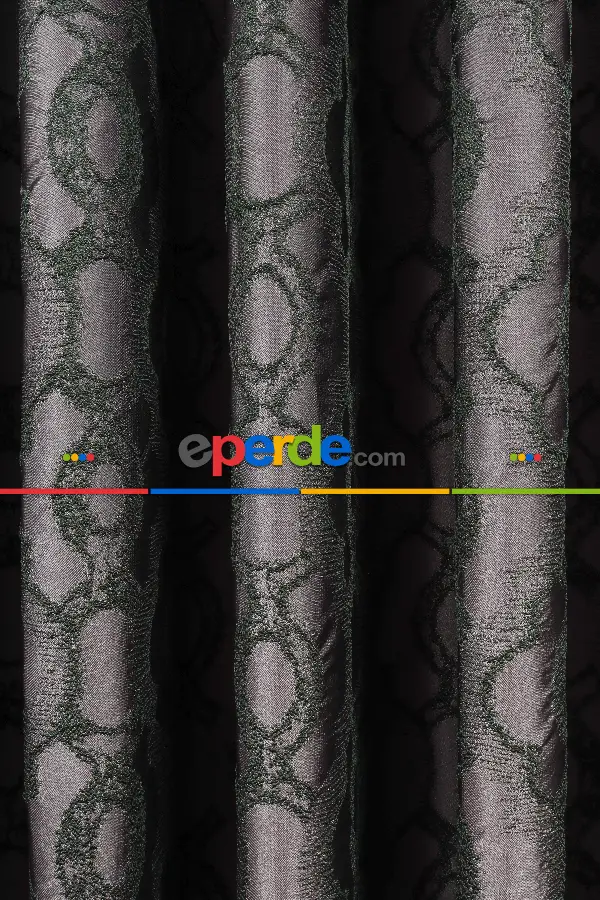 Yatak Odası Fon Perde - S Pile Dökümlü Jakar Dokuma Fon Perde