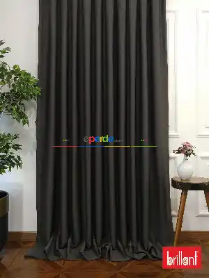 Antrasit Koyu Gri %90 Karartma Blackout Fon Perde