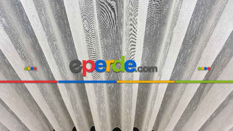 Oturma Odası - Keten Tül-keten Tül Perde- Beyaz-ekru