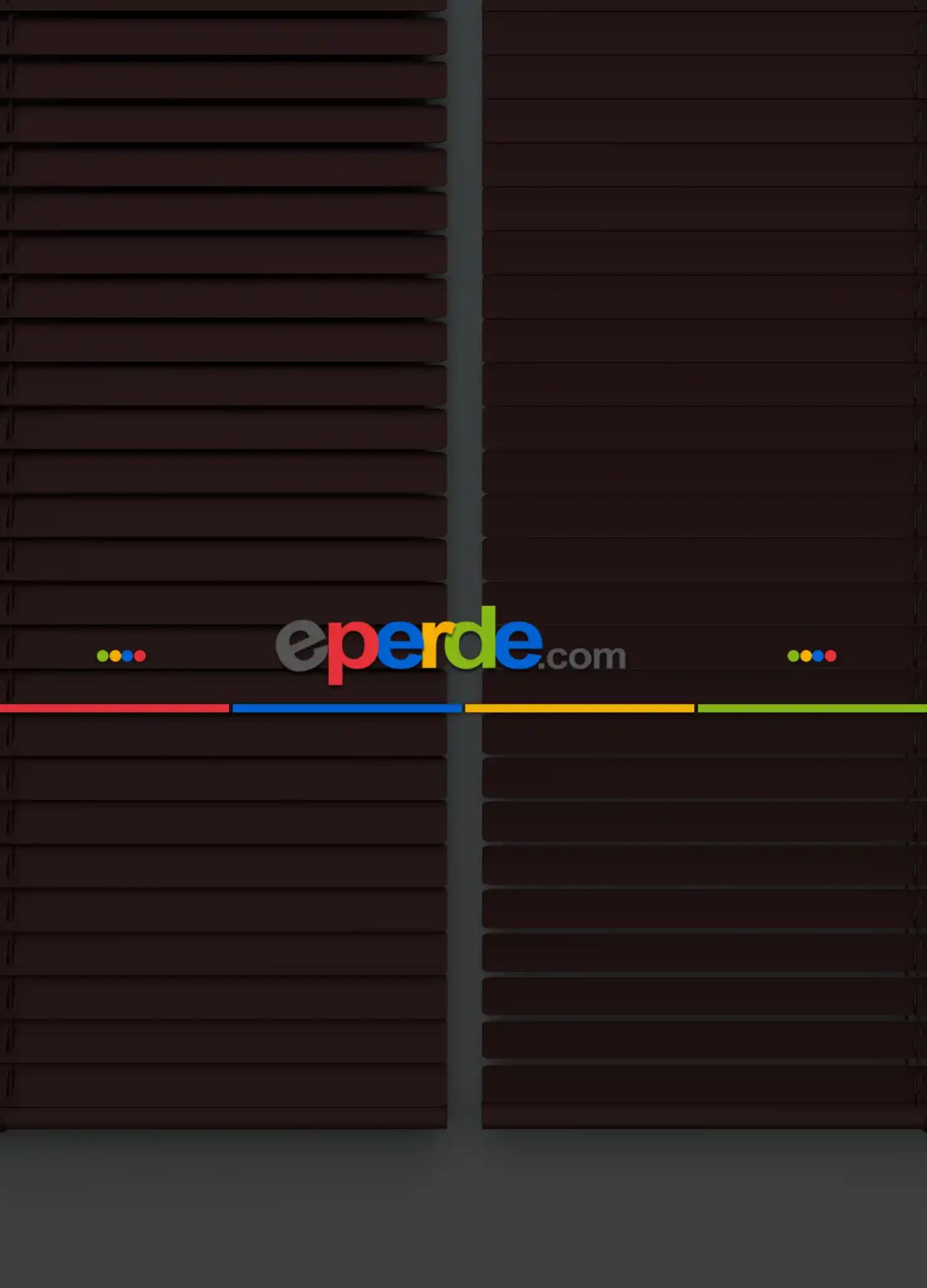 Bordo - Alüminyum Jaluzi Perde - 25mm Kalınlığında