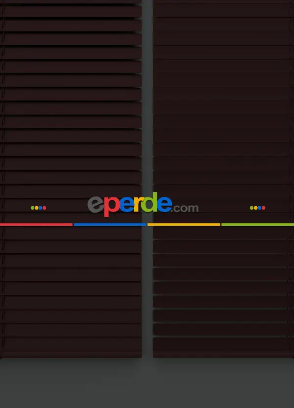 Bordo - Alüminyum Jaluzi Perde - 25mm Kalınlığında