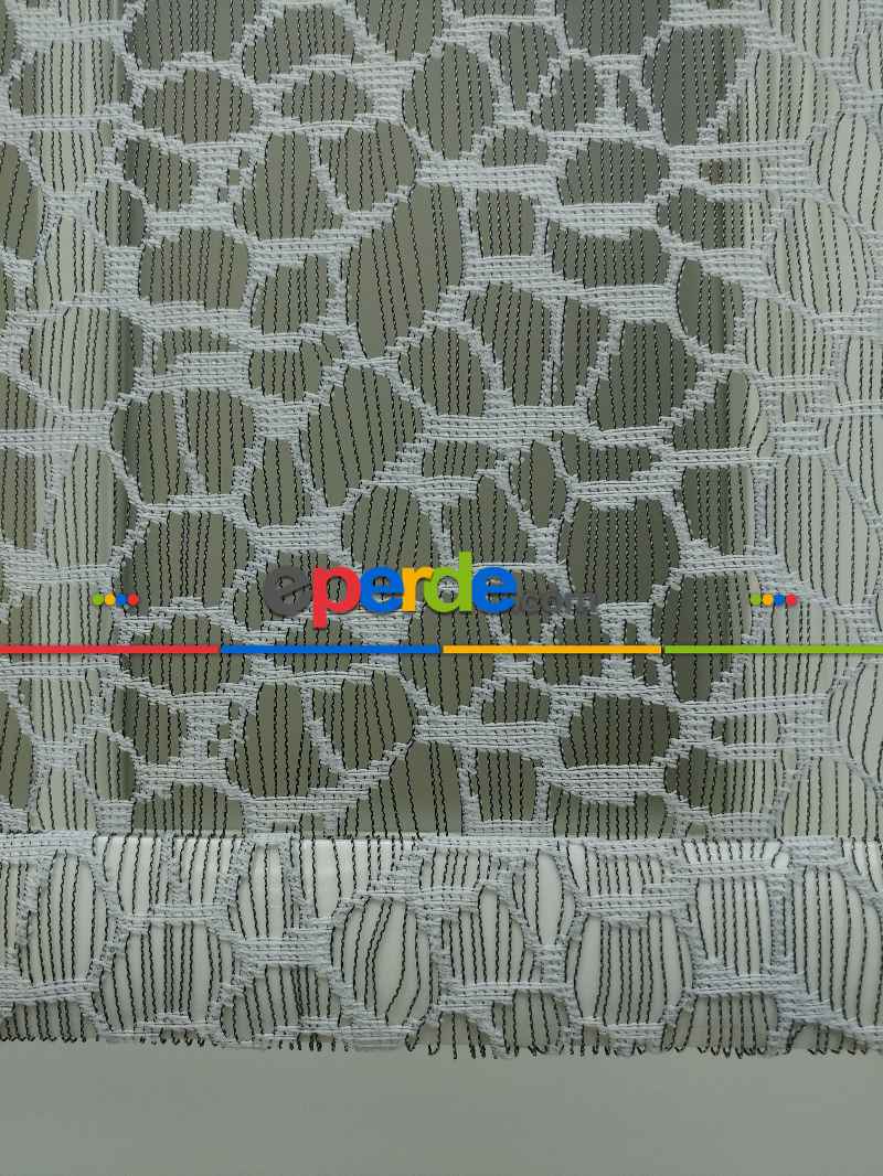 Çiftli Sistem Dantel Stor- Siyah-gri-füme-antrasit