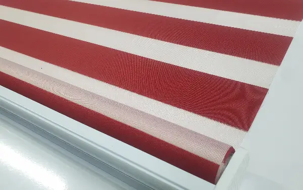 Brillant Kırmızı Zebra Perde- Kırmızı