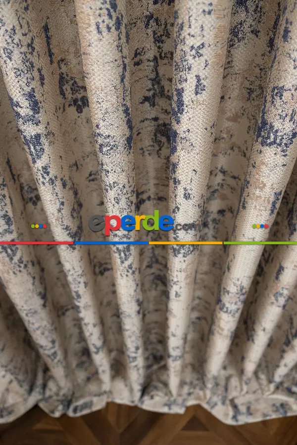 Patinedesenli Desenli Jakar Fon Perde En 150 Cm