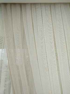 Ekru-koyu Krem Geçişli Tül Fon Perde#- Krem Koyu-ekru