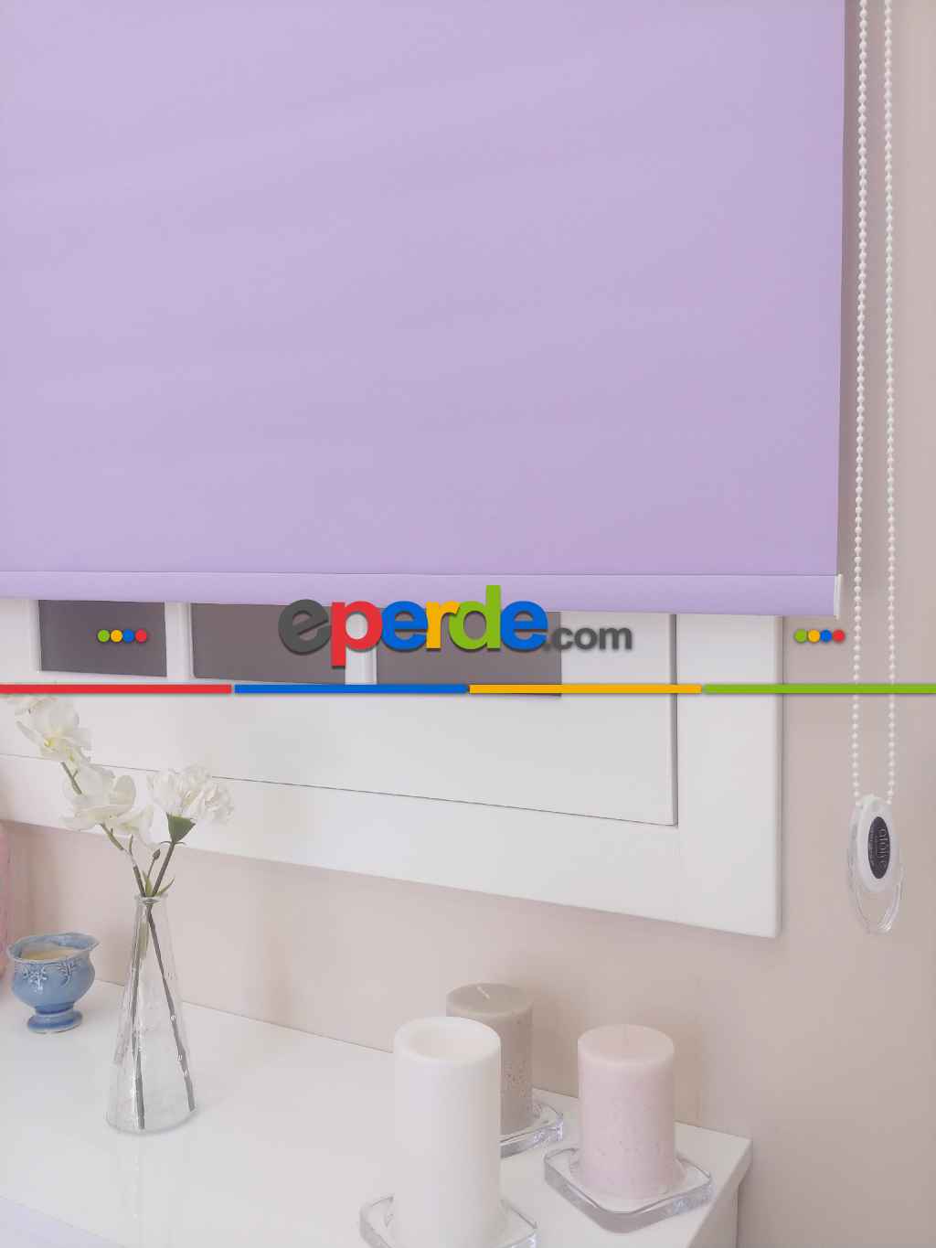 Mat Stor Perde Ylz 1608 ( Açık Lila )- Lila Açık Lila