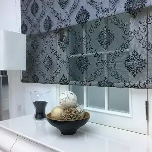 Çiftli Sistem Tül Stor Perde (dantel)- Siyah