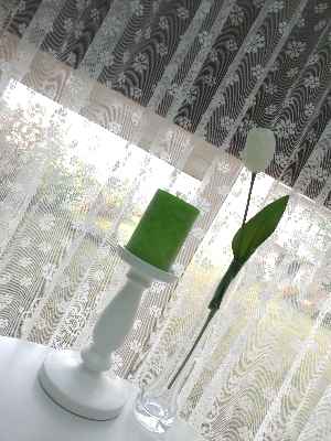 Mutfak 2021 Tül Perde- Ekru