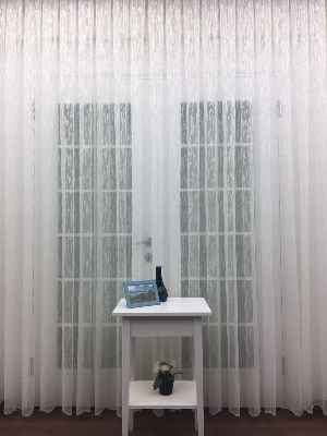 Özel Örme Dokulu Tül Perde 100% Orjinal Ürün- Ekru