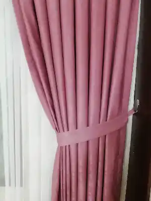 Soft Pudra Pembe Fon Perde- Pembe Pudra Pembe