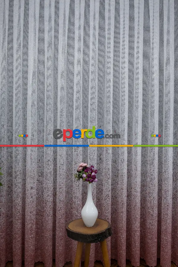 Püskürtme Pembe Pudra Tül Genc Tasarım Moda Gülkurusu Tül