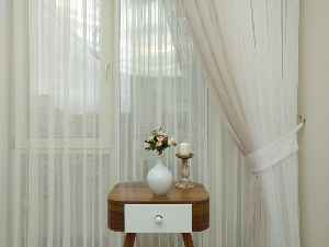 Ekru-koyu Krem Geçişli Tül Fon Perde#- Krem Koyu-ekru