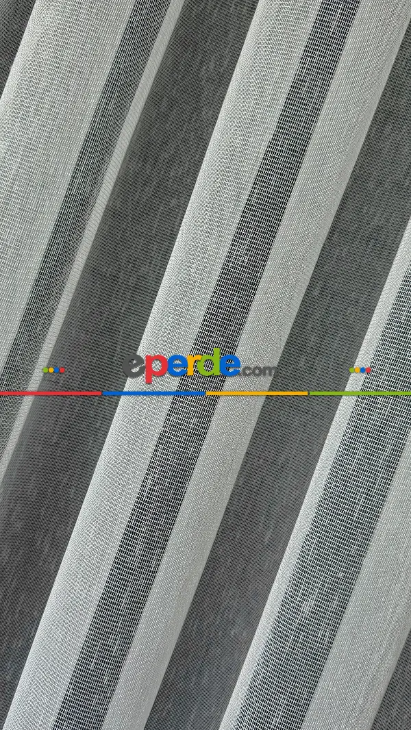 Ütü İstemeyen Ekru Keten Tül Perde - Yüksek Gramajlı - Şantuk Kurşunlu Tül