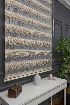 Zebra Perde - Geçişli Mikro Pileli Zebra Perde