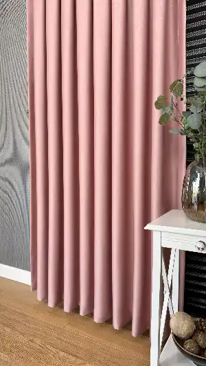 Yavru Ağzı Pembe Blackout - Karartma Fon Perde, Premium Kalite Serisidir, %90 Oranında Işığı Keser