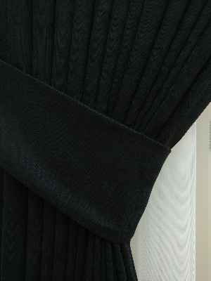 Siyah Düz Petek Fon Perde (özel İndirimli Fiyat)