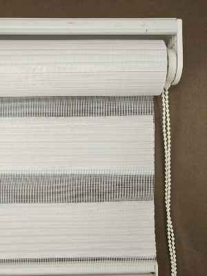 Zebra Perde - Dar Pileli Zebra Perde- Krem