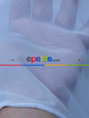 Düz Tül Perde Beyaz 1.sınıf- Beyaz