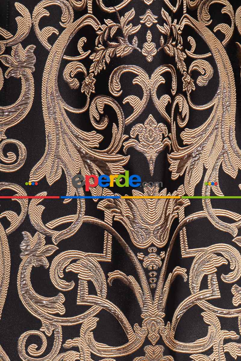 Salon Fon Perde - Divan Jakar Dokuma Fon Perde