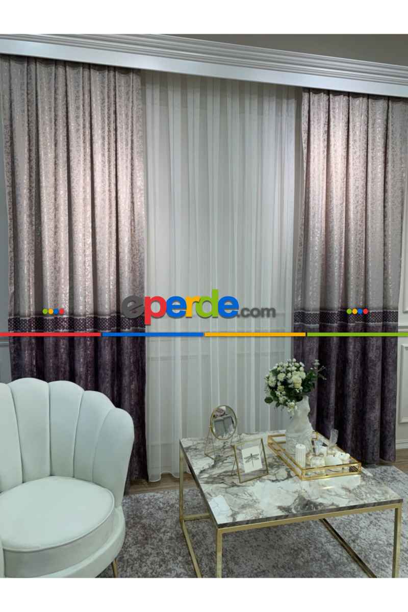 Brillant Perde Livabonarperde Yeni Tasarım Desen Renkl Fon Perde Yan Perde Kanat Perde