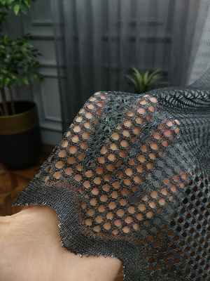 Degrade Geçişli File Tül 1.kalite Son Trend !!!- Ekru-Antrasit