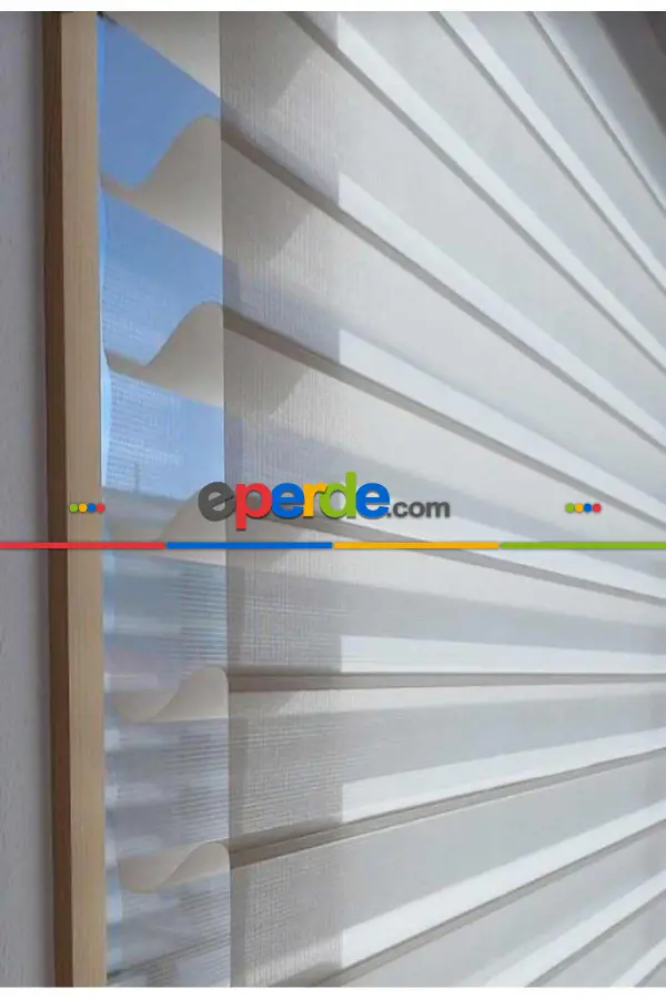 Mutfak Ahşap Jaluzi Muadili Kumaş Silüet Perde Yeni Nesil Perde Sistemleri