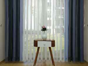 Salon - 1. Kalite Çizgili Tül Dikey Zebra Perde Ft33 Parlament - Ft30 Lila- Lacivert