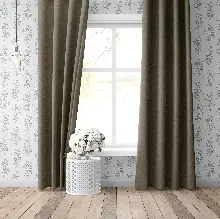 Blackout Karartma Tek Kanat Fon Perde Haki Yeşili