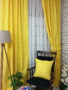 Ottoman Desenli Fon Perde Evm1929 Kumaşı Kalındır Duck Bezi Değildir