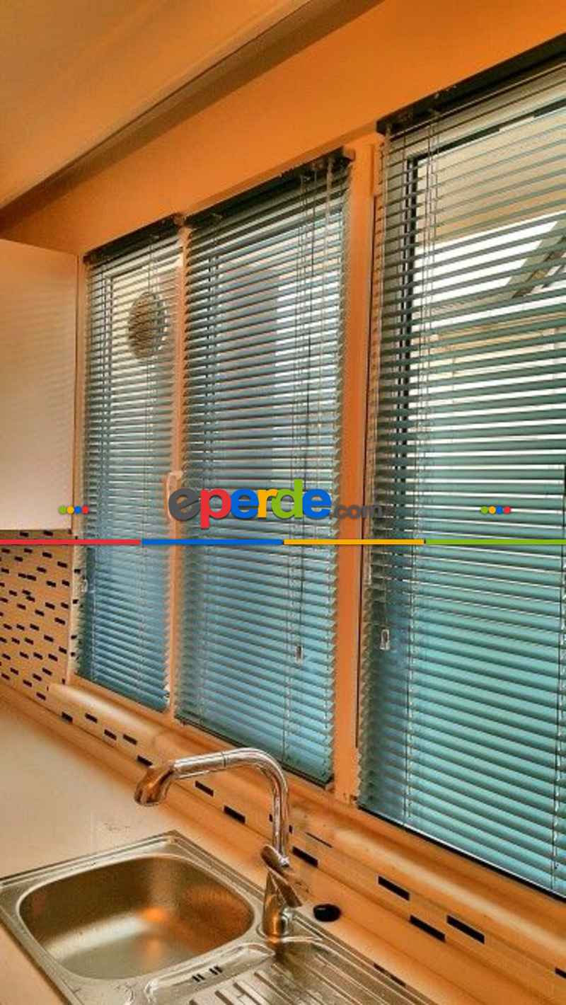 Mutfak - Metal Jaluzi 25 Mm- Renk Seçimi Sipariş Notunuz Bölümüne Karteledaki Numara Yazılarak Yapılabilir