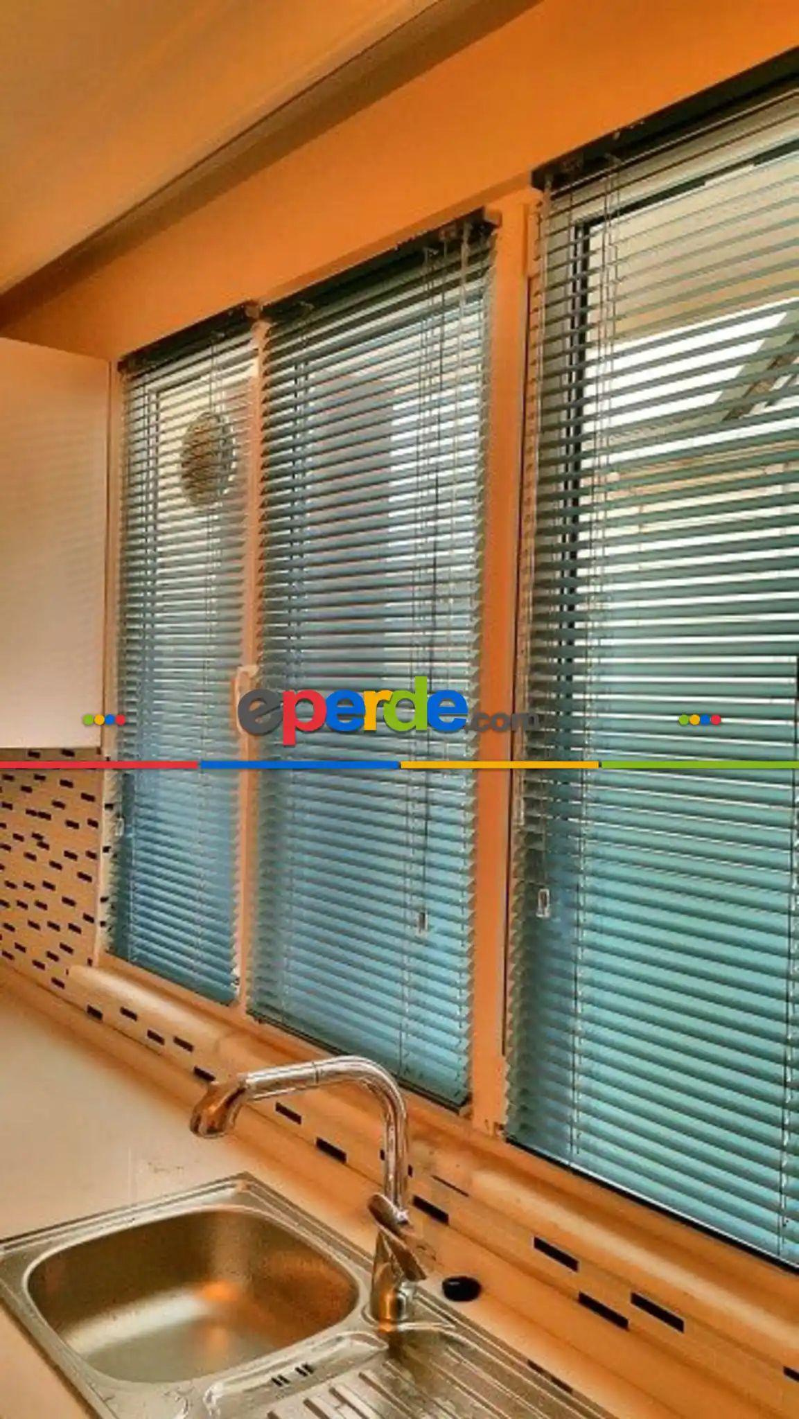 Mutfak - Metal Jaluzi 25 Mm- Renk Seçimi Sipariş Notunuz Bölümüne Karteledaki Numara Yazılarak Yapılabilir