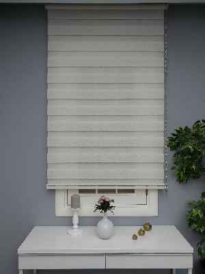 Mutfak- Krem Perle Home Düz Zebra Perde