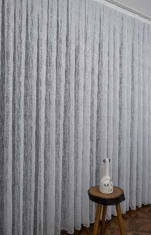 Taç Fransız Dantel Örme Tül Perde Konak151