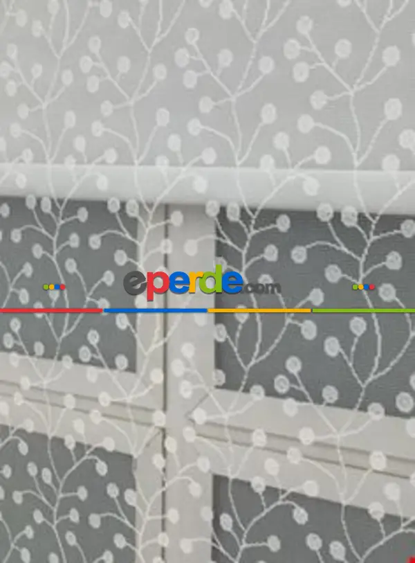 Yeni Sezon 1. Kalite Çift Mekanizmalı Tül Stor