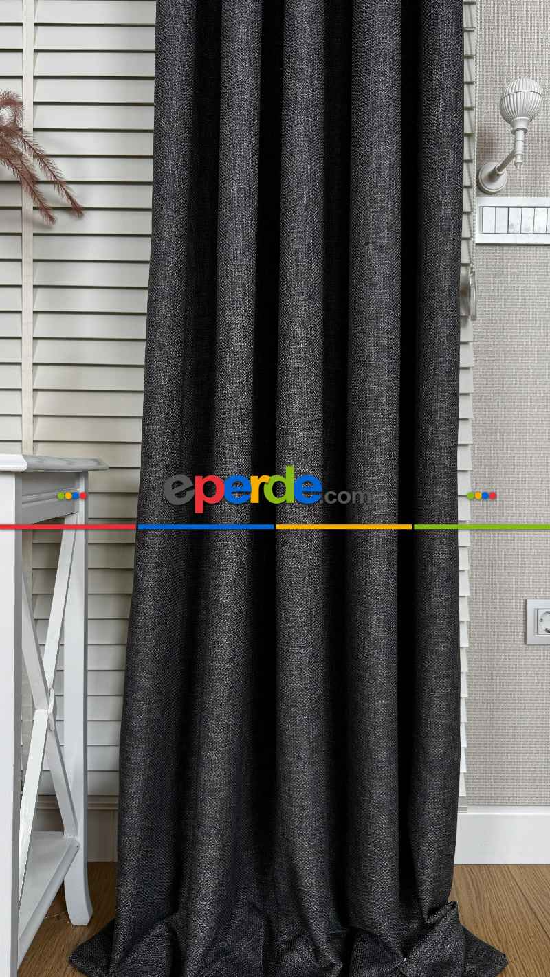 Premium Hasır Dokuma Fon Perde - New Year