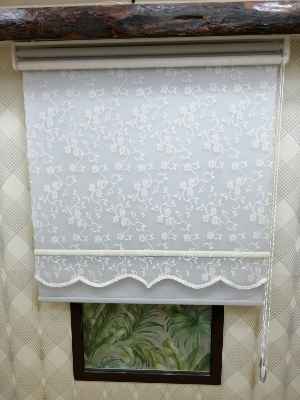 Çifli Sistem Tül Ve Stor Perde Bdz ( 824 )- Beyaz