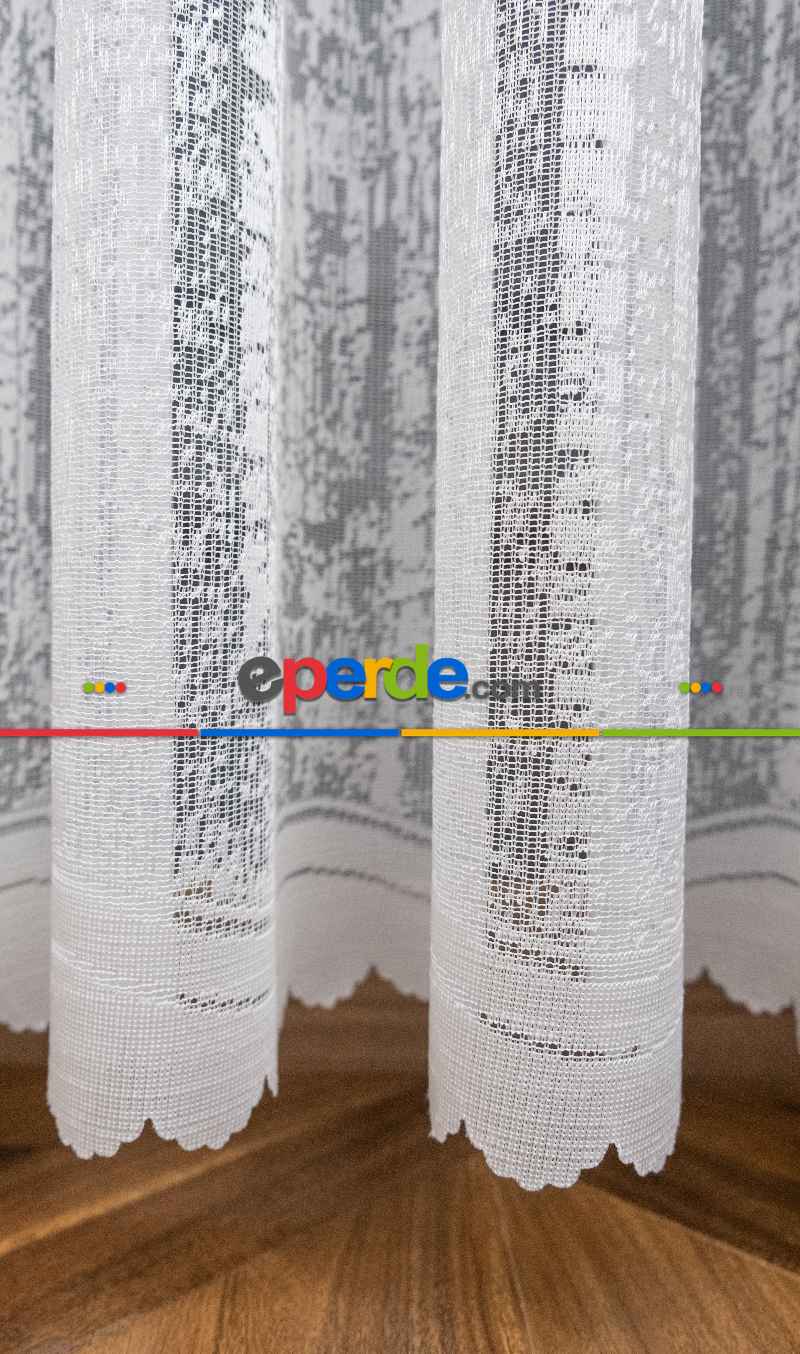 Yatak Odası - Fransız Dantel Tül Perde - Yüksek Kalite Bt 1771