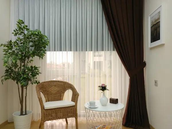 Soft Kahve Fon Perde (150)- Kahve