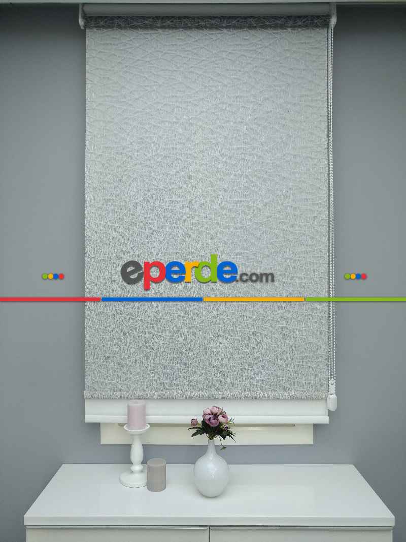 Çiftli Sistem Dantel Stor- Siyah-gri-füme-antrasit