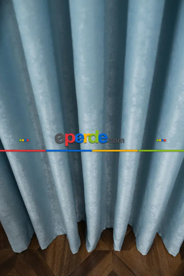 Soft Fon Perde Mint Yeşili Dökümlü En - Mint