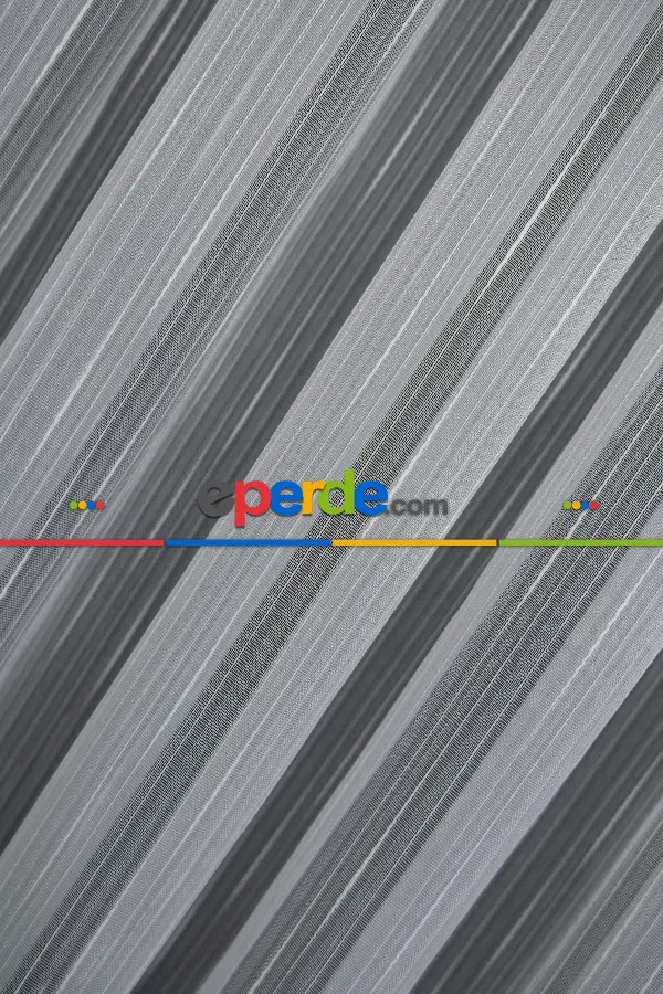 Mutfak - Göktaşı Düz Tül Perde - Ekru - Kurşunlu Tül