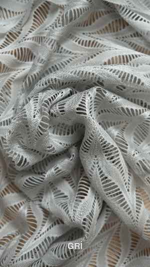 Ekru Nakışlı Tül Perde, Ağır Gramajlı Premium Seri, 7 Renk