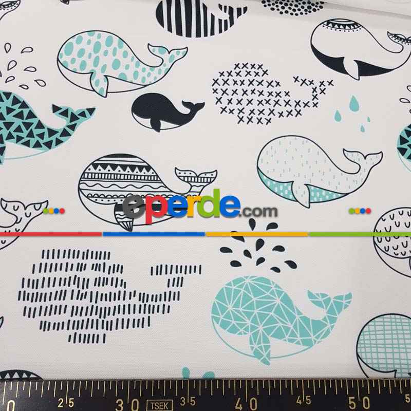 Çocuk Odası Fon Perde Evm430 _c - Kumaşı Kalındır Duck Bezi Değildir.- Siyah-Mavi-Beyaz-Çok Renkli