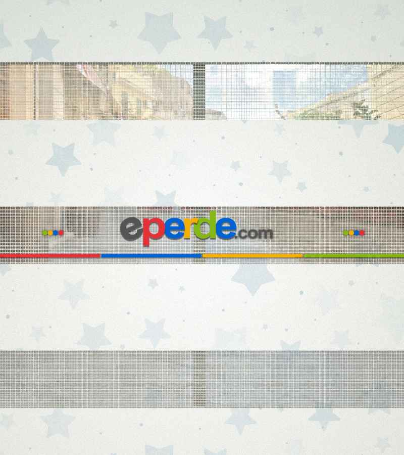 Yıldız Desenli Baskılı Zebra Perde- Çok Renkli