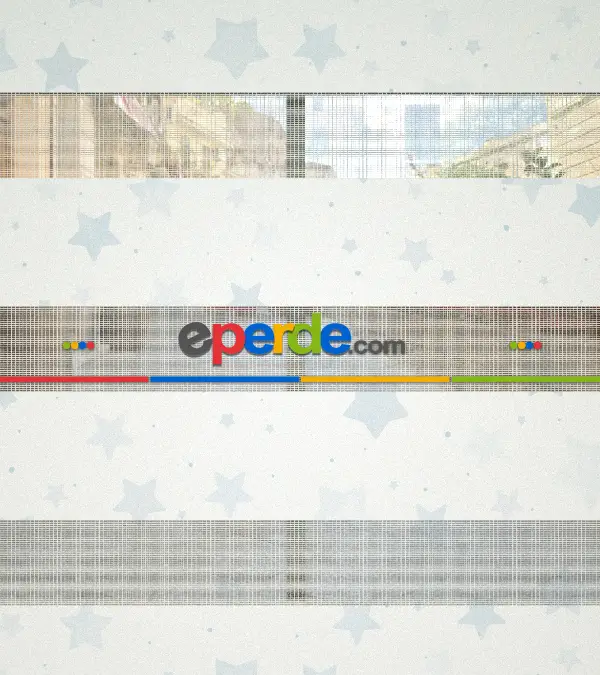 Yıldız Desenli Baskılı Zebra Perde- Çok Renkli