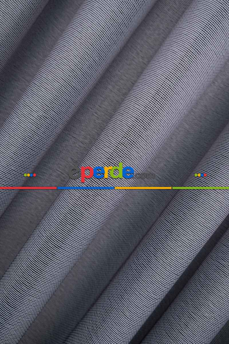 Antrasit Renkli Kedi Tırmalamalarına Dayanaklı Tül Perde