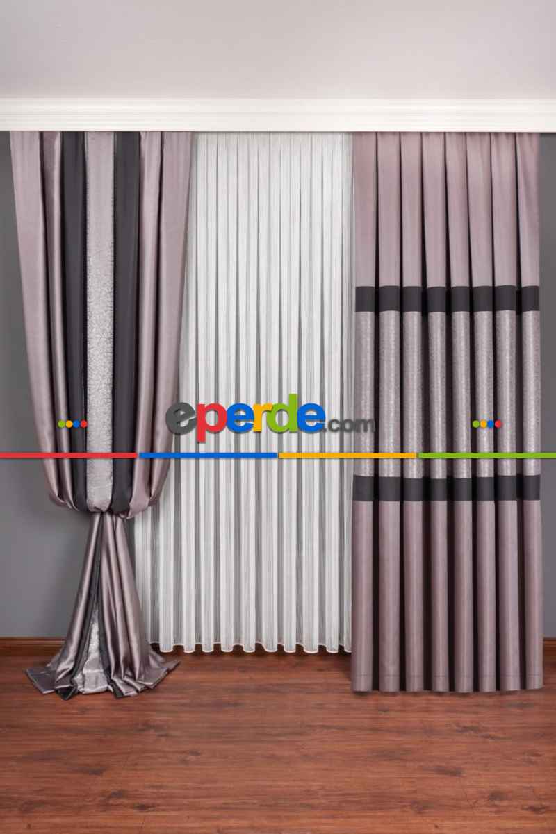 Düz Bordürlü Fon Perde, Adet Fiyatıdır, İstediğiniz Boy Ölçüsünde Dikilir, 50 ila 100cm Sık Pile Eninde Seçeneklidir 50cm X 1cm 