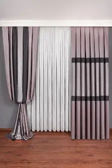 Düz Bordürlü Fon Perde, Adet Fiyatıdır, İstediğiniz Boy Ölçüsünde Dikilir, 50 ila 100cm Sık Pile Eninde Seçeneklidir 50cm X 1cm 